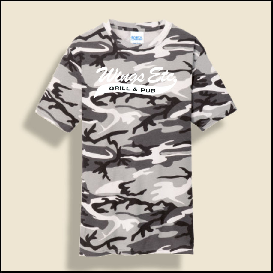 Winter Camo Wings Etc. T-Shirt